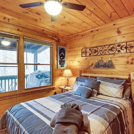 Blue Ridge Cozy Cabin In The Woods With Hot Tub! エクステリア 写真