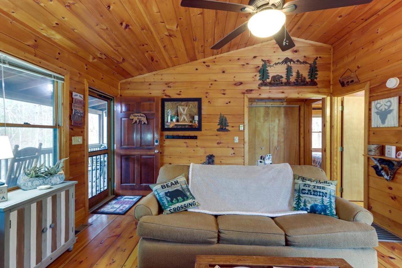Blue Ridge Cozy Cabin In The Woods With Hot Tub! エクステリア 写真