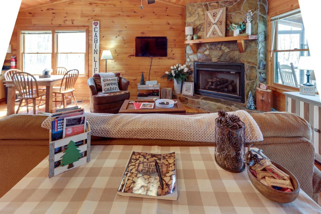 Blue Ridge Cozy Cabin In The Woods With Hot Tub! エクステリア 写真