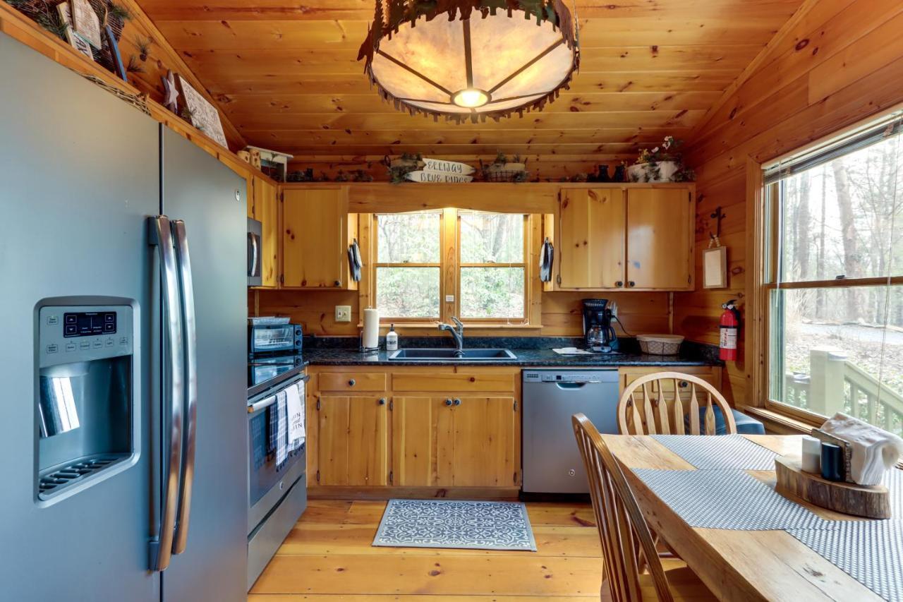 Blue Ridge Cozy Cabin In The Woods With Hot Tub! エクステリア 写真
