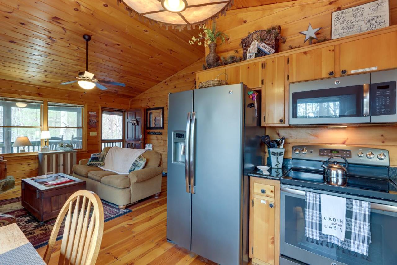 Blue Ridge Cozy Cabin In The Woods With Hot Tub! エクステリア 写真