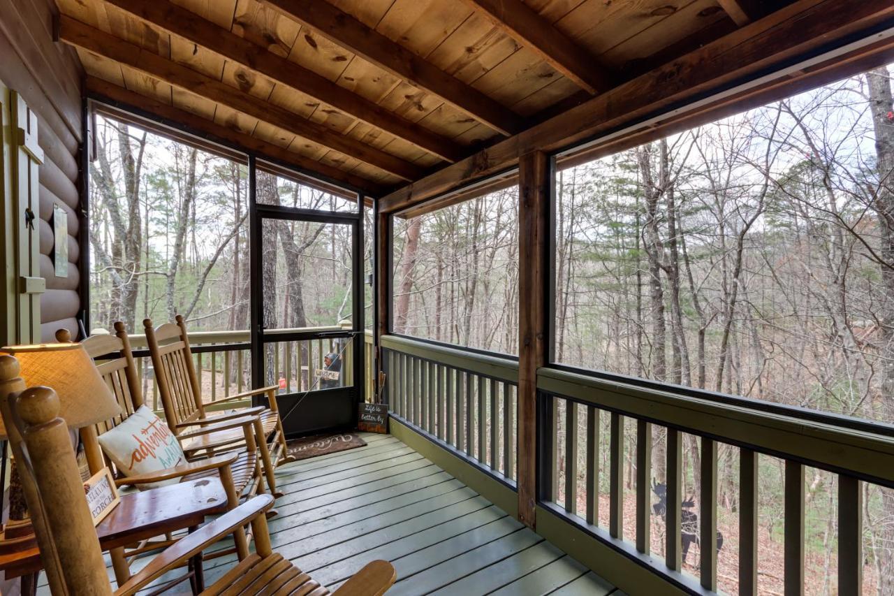 Blue Ridge Cozy Cabin In The Woods With Hot Tub! エクステリア 写真