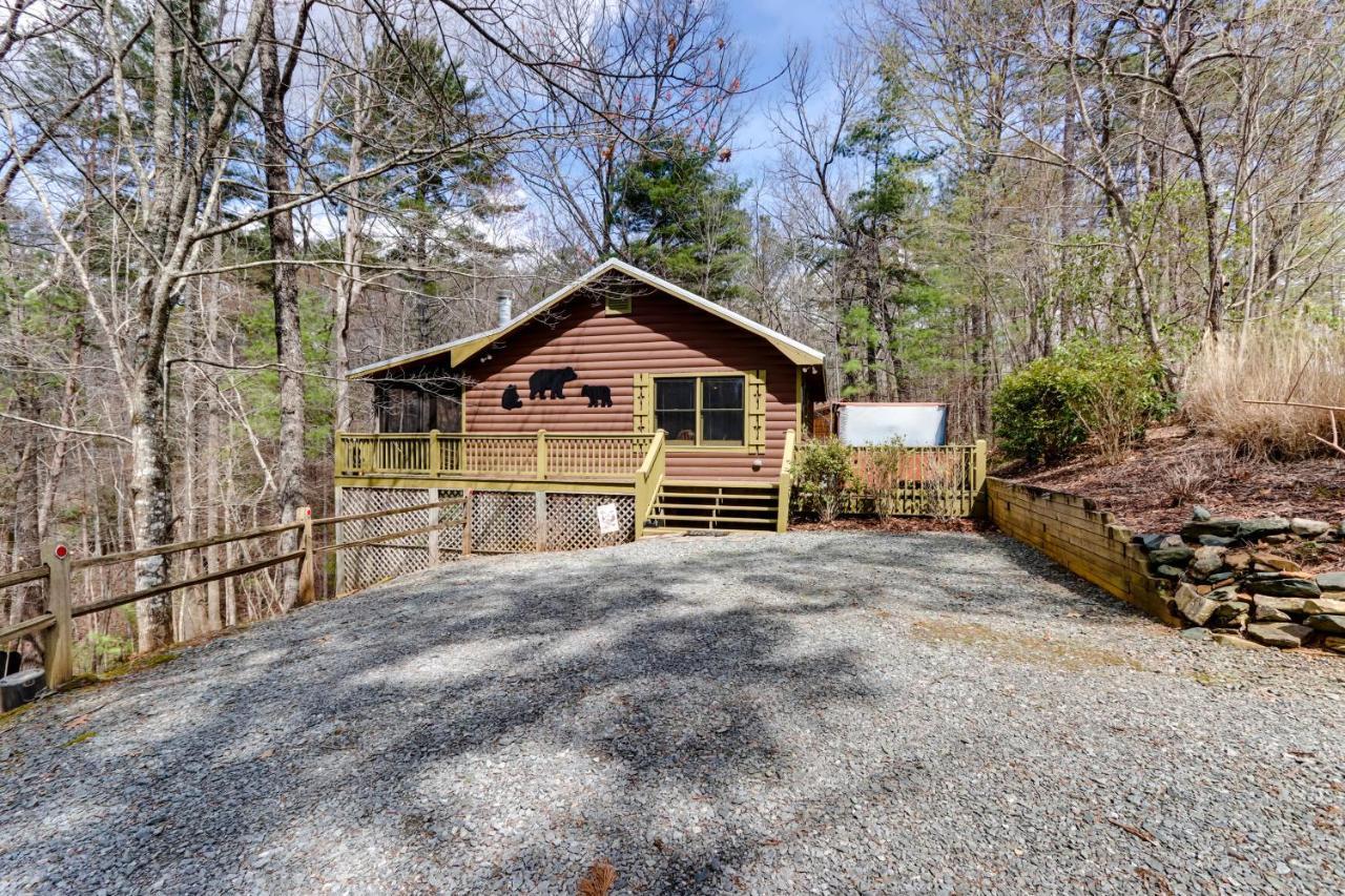 Blue Ridge Cozy Cabin In The Woods With Hot Tub! エクステリア 写真